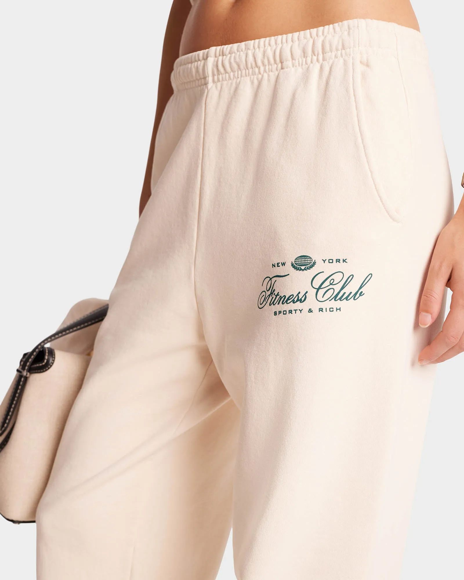 Fitness World Sweatpant - Cream/Alpine