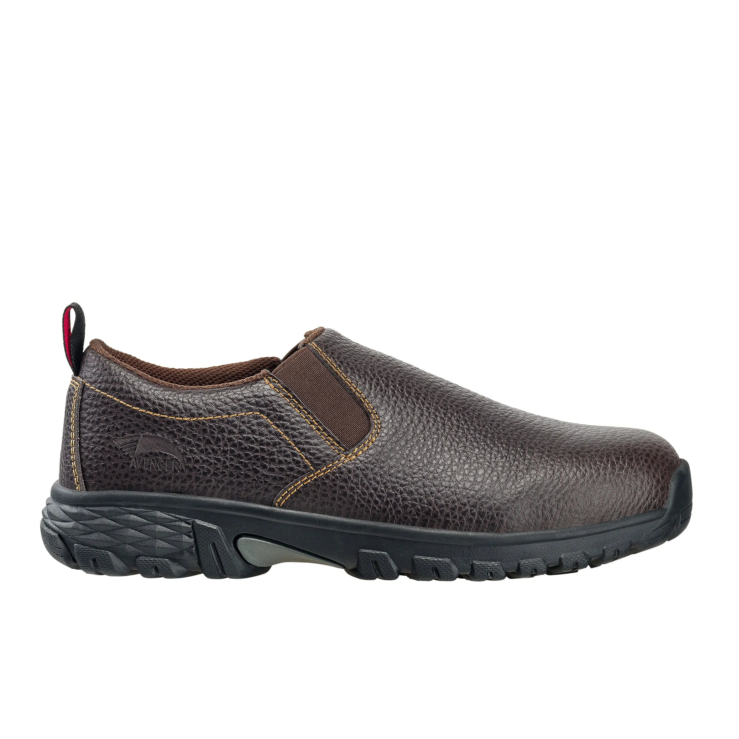 Flight Brown Alloy Toe SD10 Slip-On Work Shoe