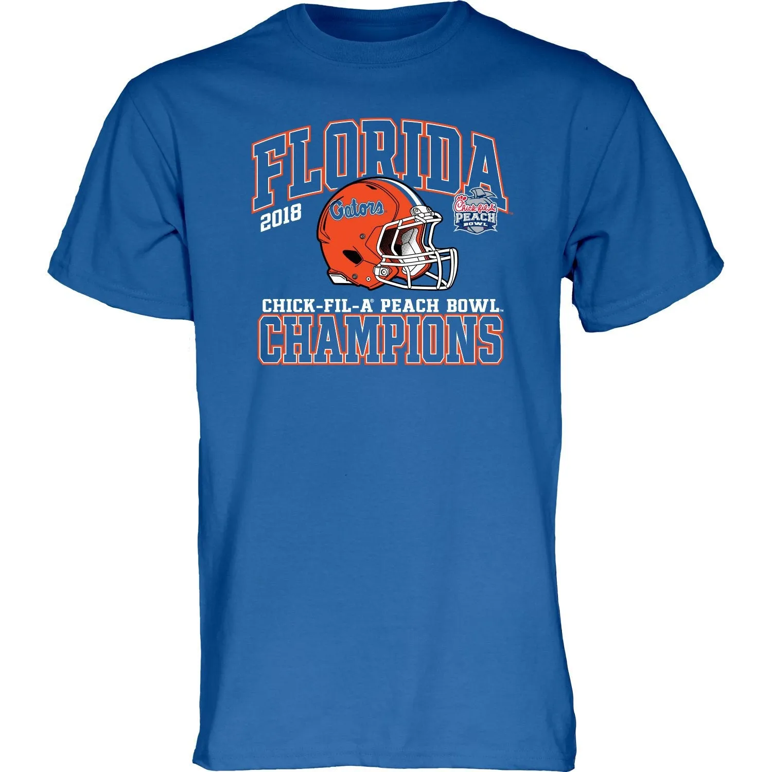 Florida Gators 2018 CFP Peach Bowl Champions 100% Cotton T-Shirt