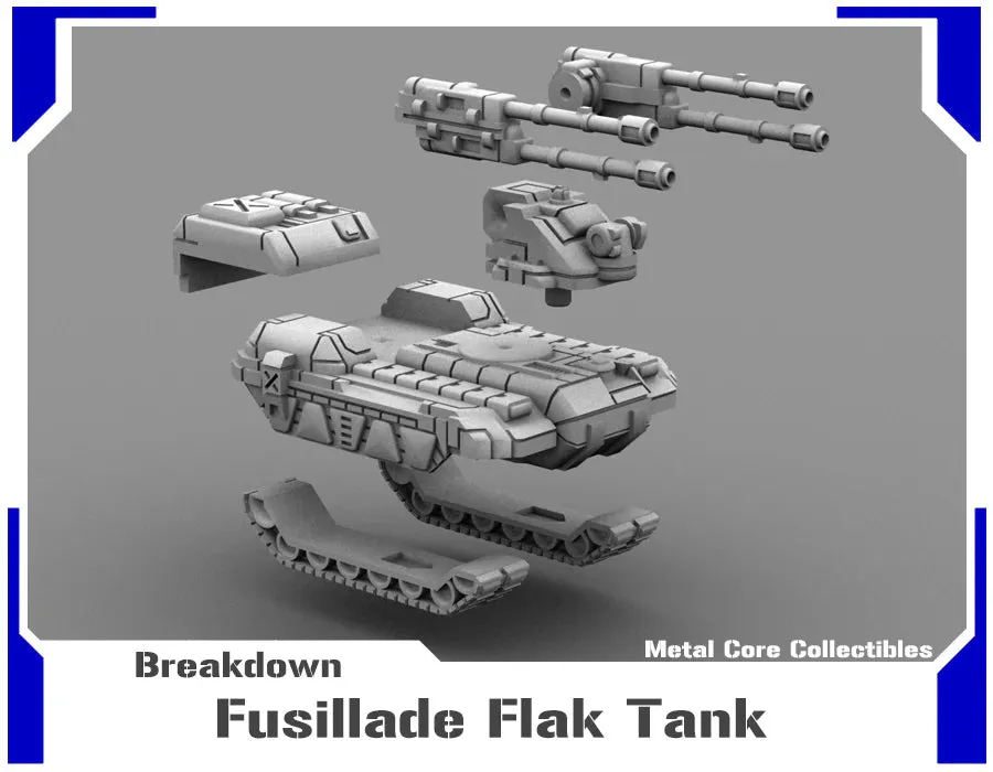 Fusillade Flak Tank- Bombardment