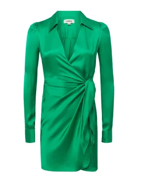 Grassgreen Amani Wrap Mini Dress