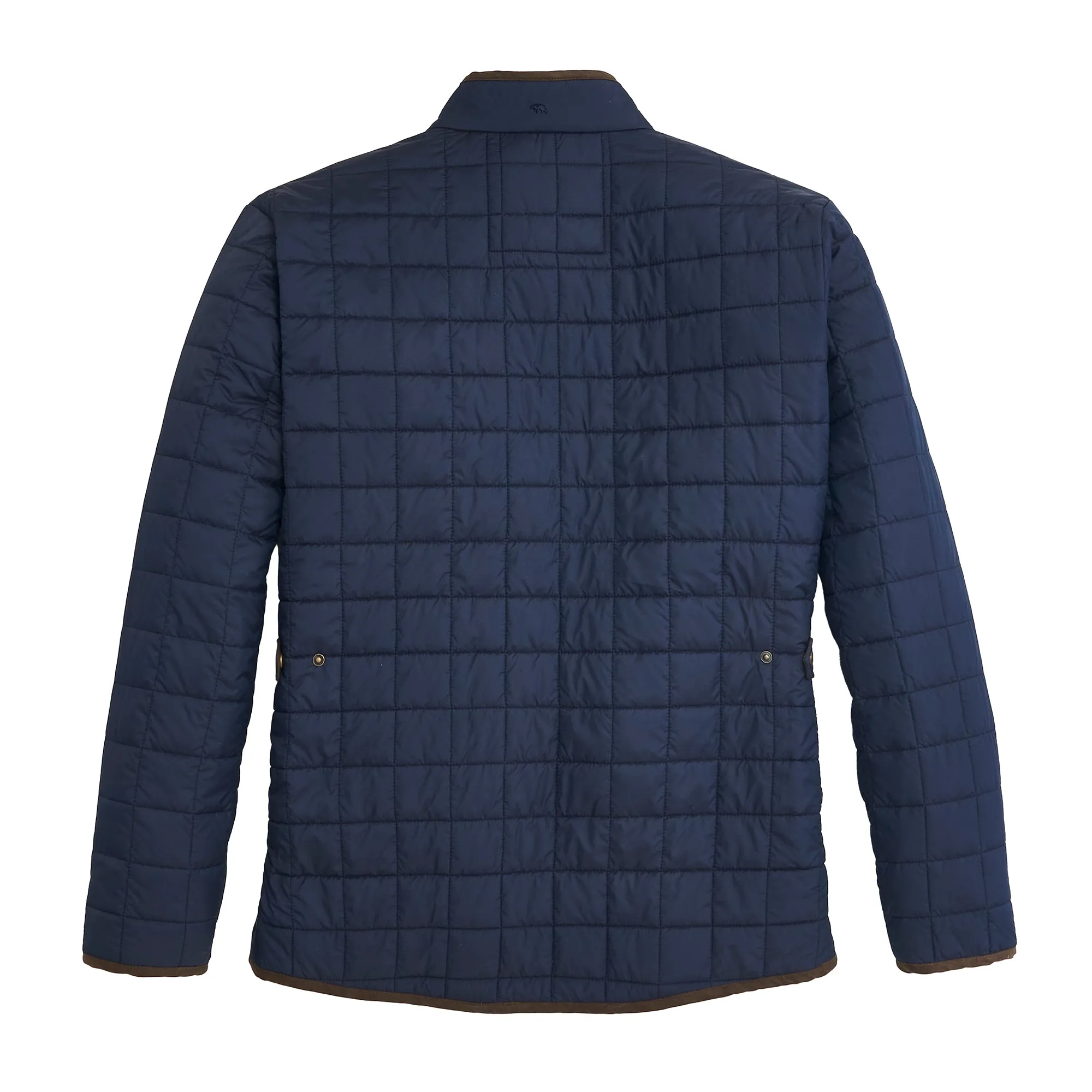 Grid Quilted Jacket - Classic Navy