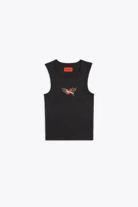 Grown Stretch Racer Tank (Black)