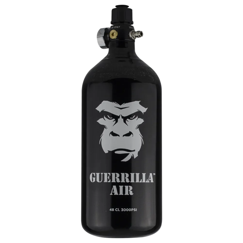 Guerrilla Air 48/3000 PSI HPA Aluminum Air Tank with M3 Regulator