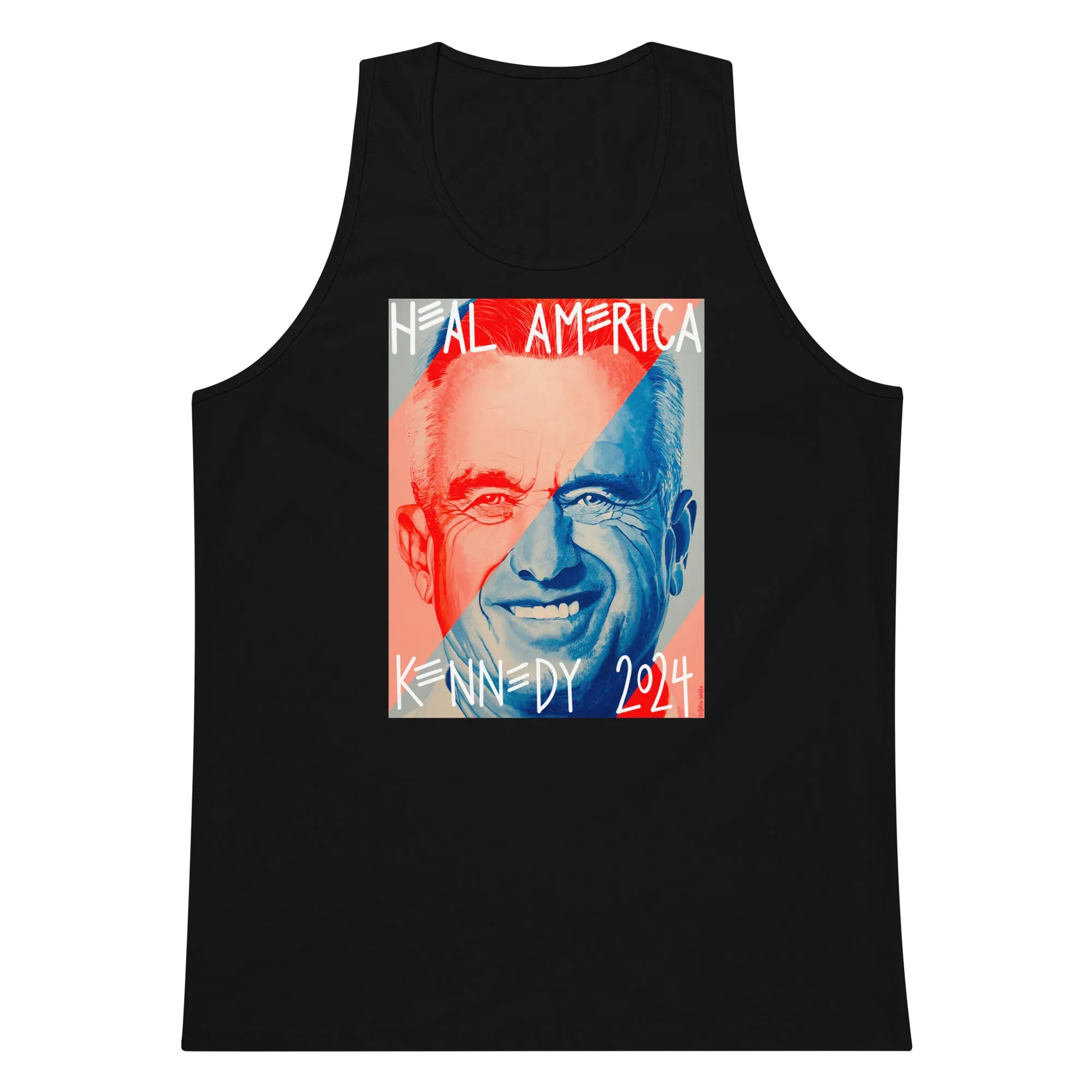 Heal America by Victoria White Men’s Tank Top