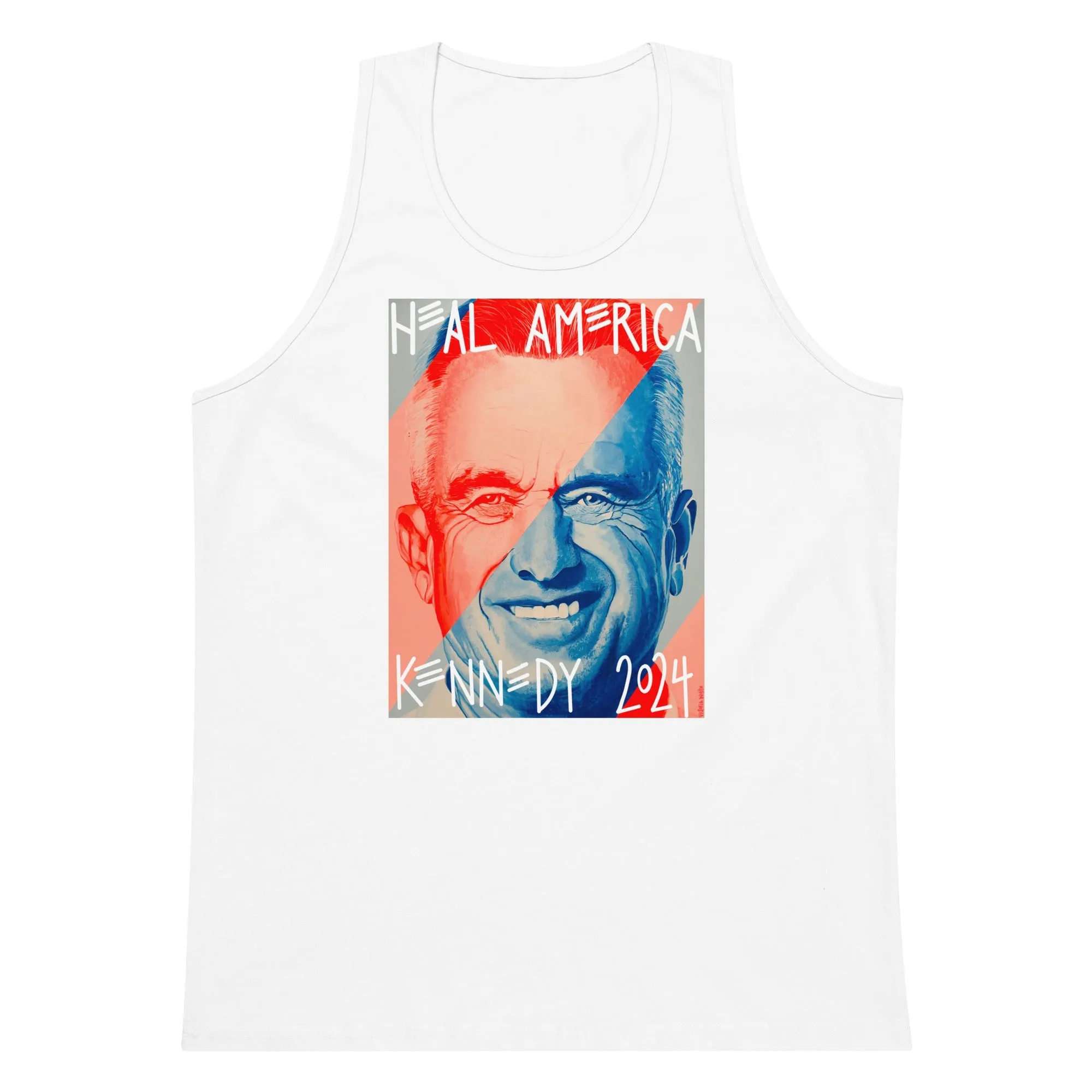 Heal America by Victoria White Men’s Tank Top