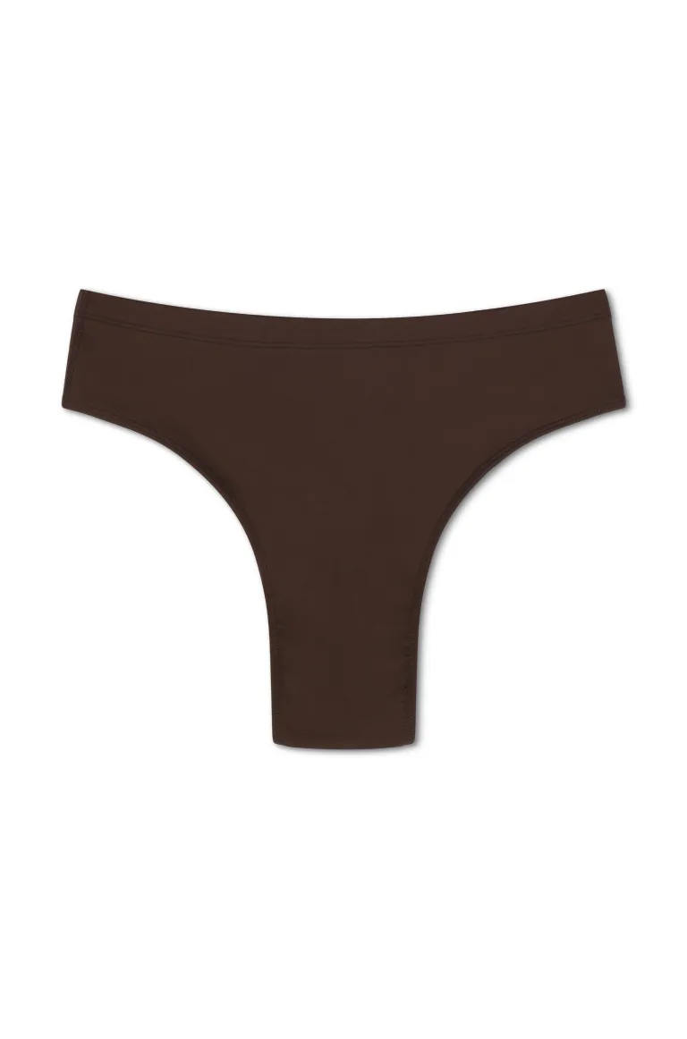 High-Waisted Compression Thong