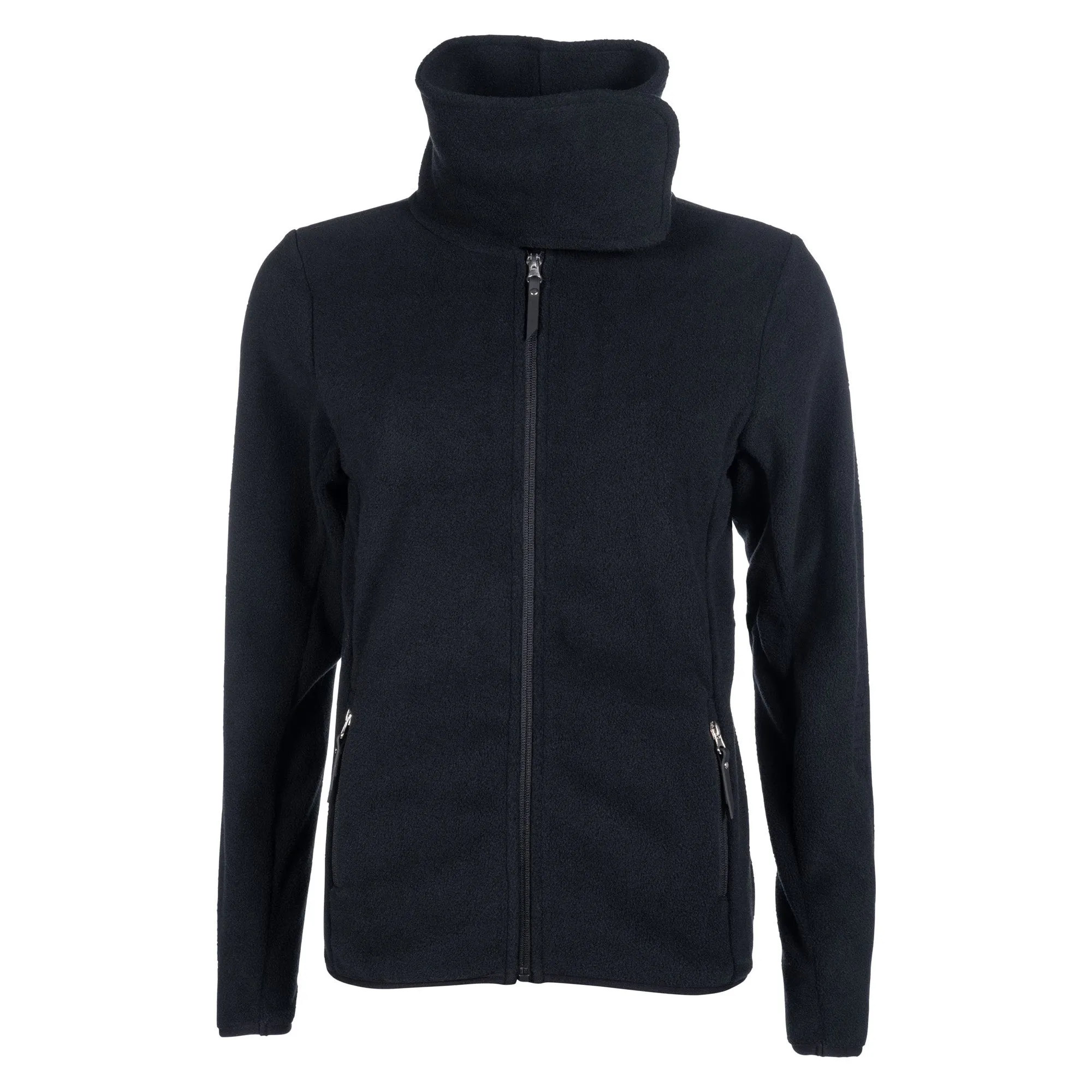 Hkm Ladies Basil Fleece Jacket - Black