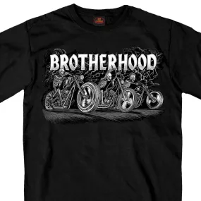 Hot Leathers GMS1408 Men’s ‘Ride As One‘ Short Sleeve Black T-Shirt