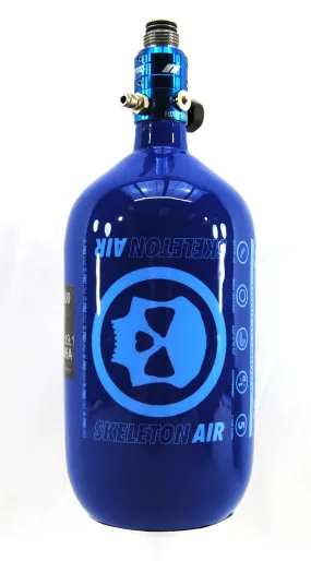 Infamous Skeleton Air "Hyperlight" 80ci/4500psi Tank w/ Blue Haymaker 500 Reg - Mono Blue (Blue/Blue)