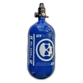 Infamous Skeleton Air "Hyperlight" 80ci/4500psi Tank w/ Haymaker 500 Reg - Blue