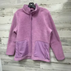 Jacket  Fleece By Talbots In Purple, Size: M