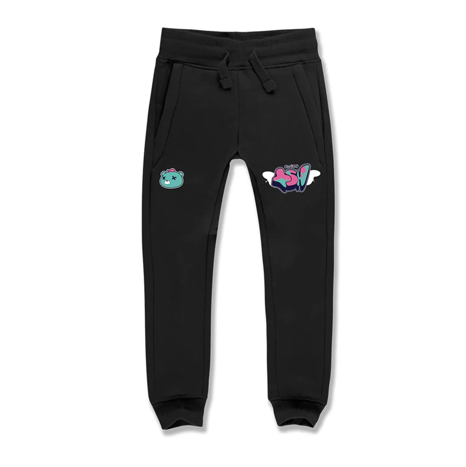 Jordan Craig Little Kids' OG Plush Jogger Sweatpants Black