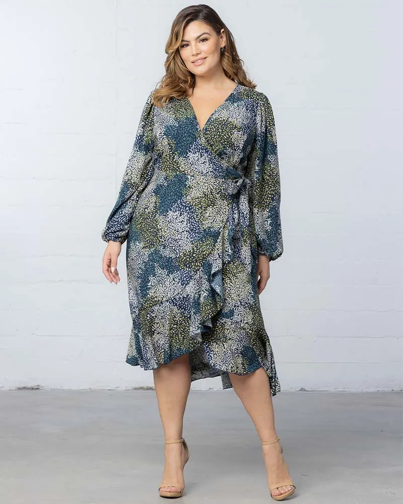 Julia Long Sleeve Wrap Dress - Sale!