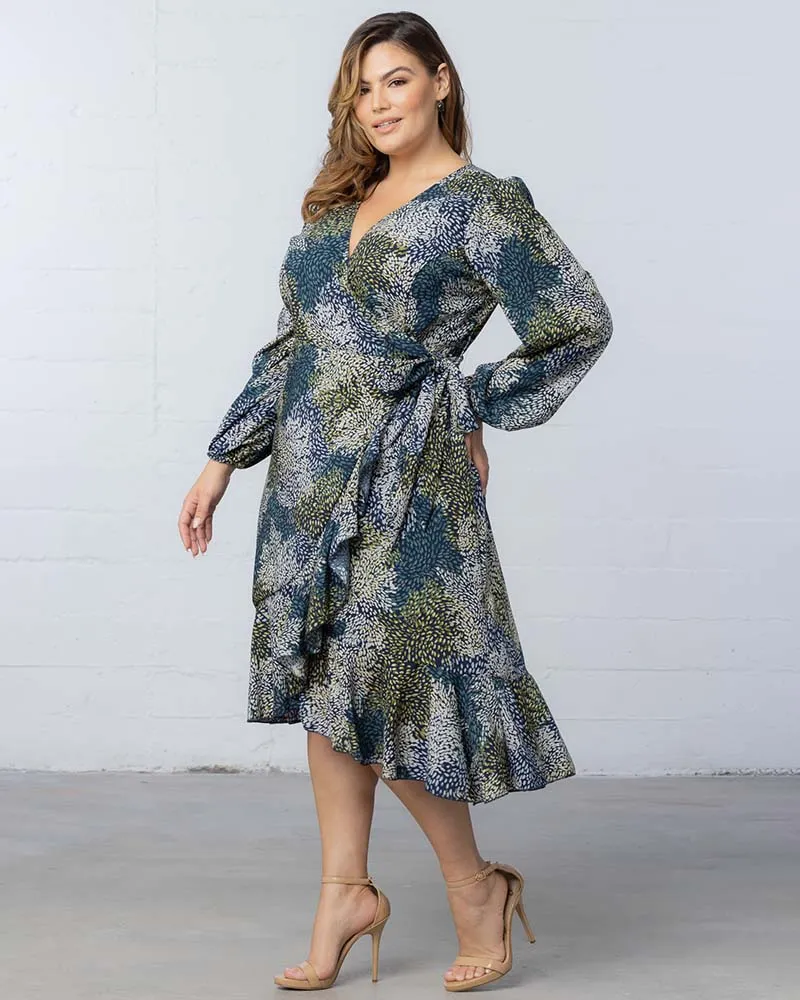 Julia Long Sleeve Wrap Dress - Sale!