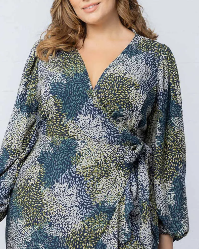 Julia Long Sleeve Wrap Dress - Sale!