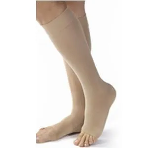 Knee-High Moderate Opaque Compression Stockings X-Large, Natural