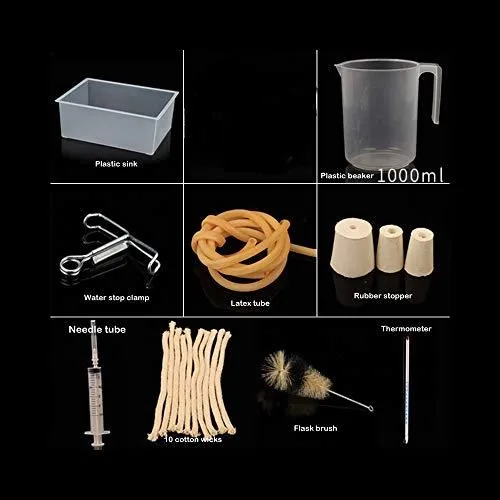 Lab Glassware Kit Chemistry Glassware Home Distillation Apparatus Distiller.