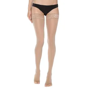 Mediven Comfort Thigh High, Open Toe, Lace Band