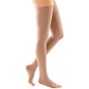 Mediven Forte Thigh High 30-40 mmHg, Open Toe w/ Silicone Top Band