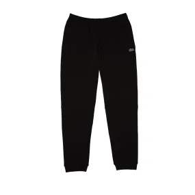 Men's Lacoste Tapered Leg Sweatpants - Black