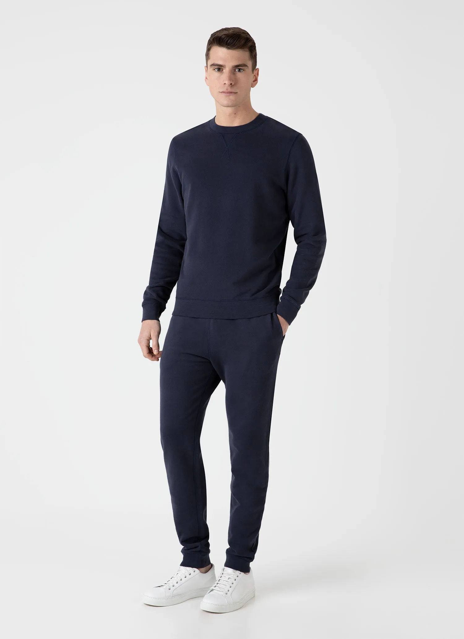 Men's Loopback Tracksuit in Navy