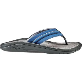 Men's OluKai Hokua Slate Blue/Charcoal Synthetic