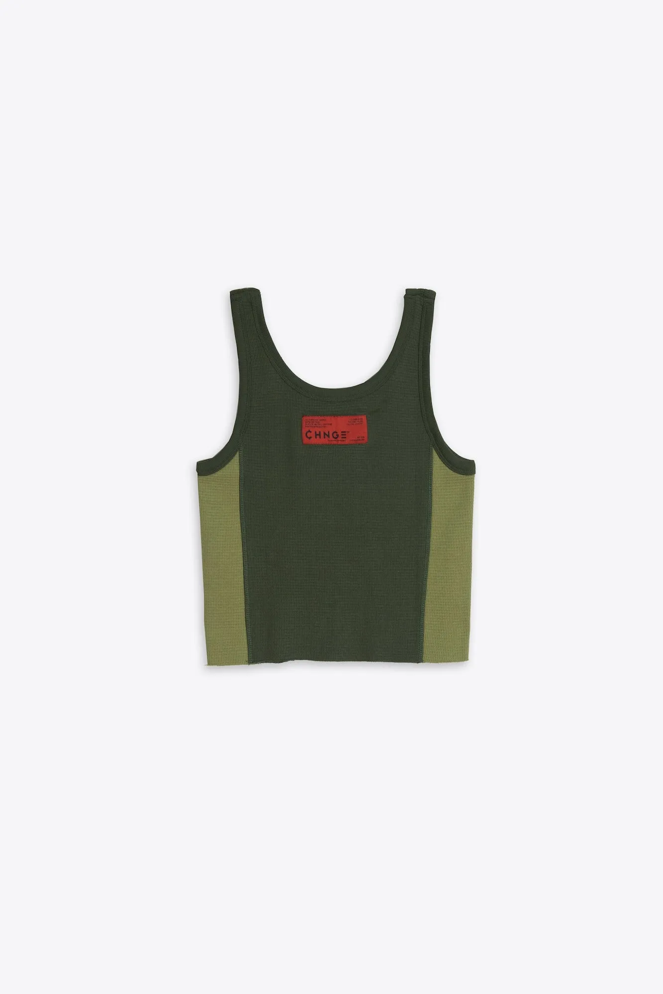 Mental Health Waffle Tank (Olive)