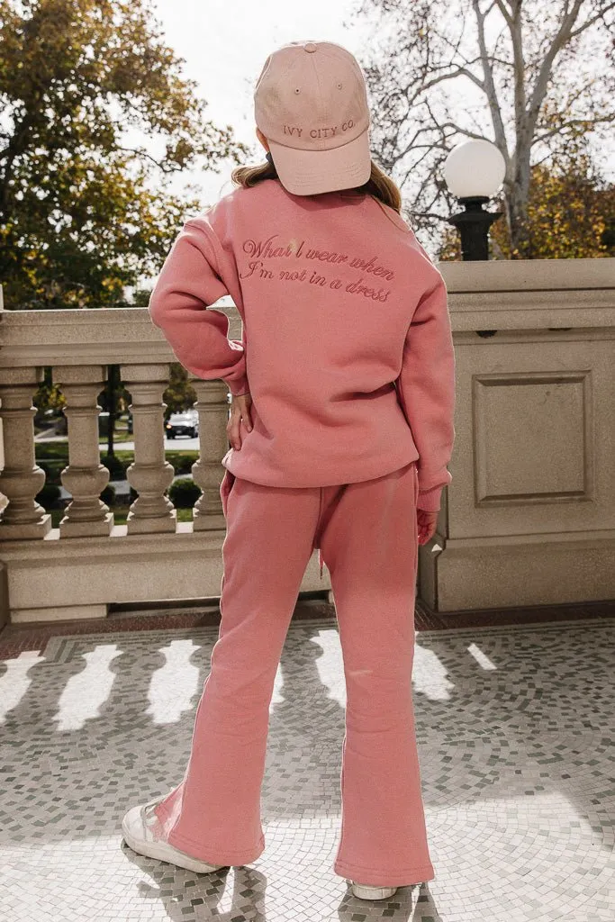 Mini Ivy Sweatpants in Pink