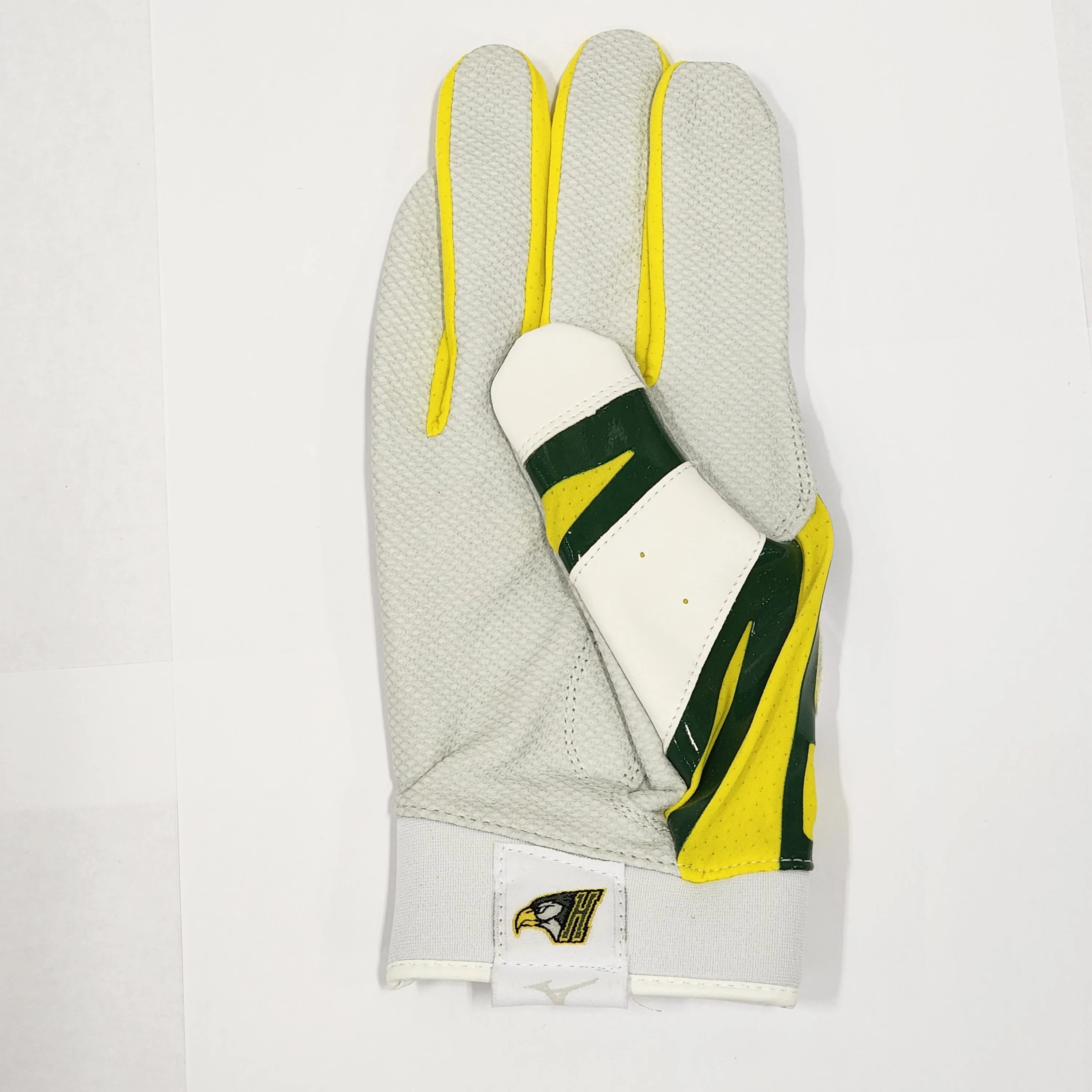 Mizuno B-303 Batting Gloves - 'Logo'  White Newmarket Hawks