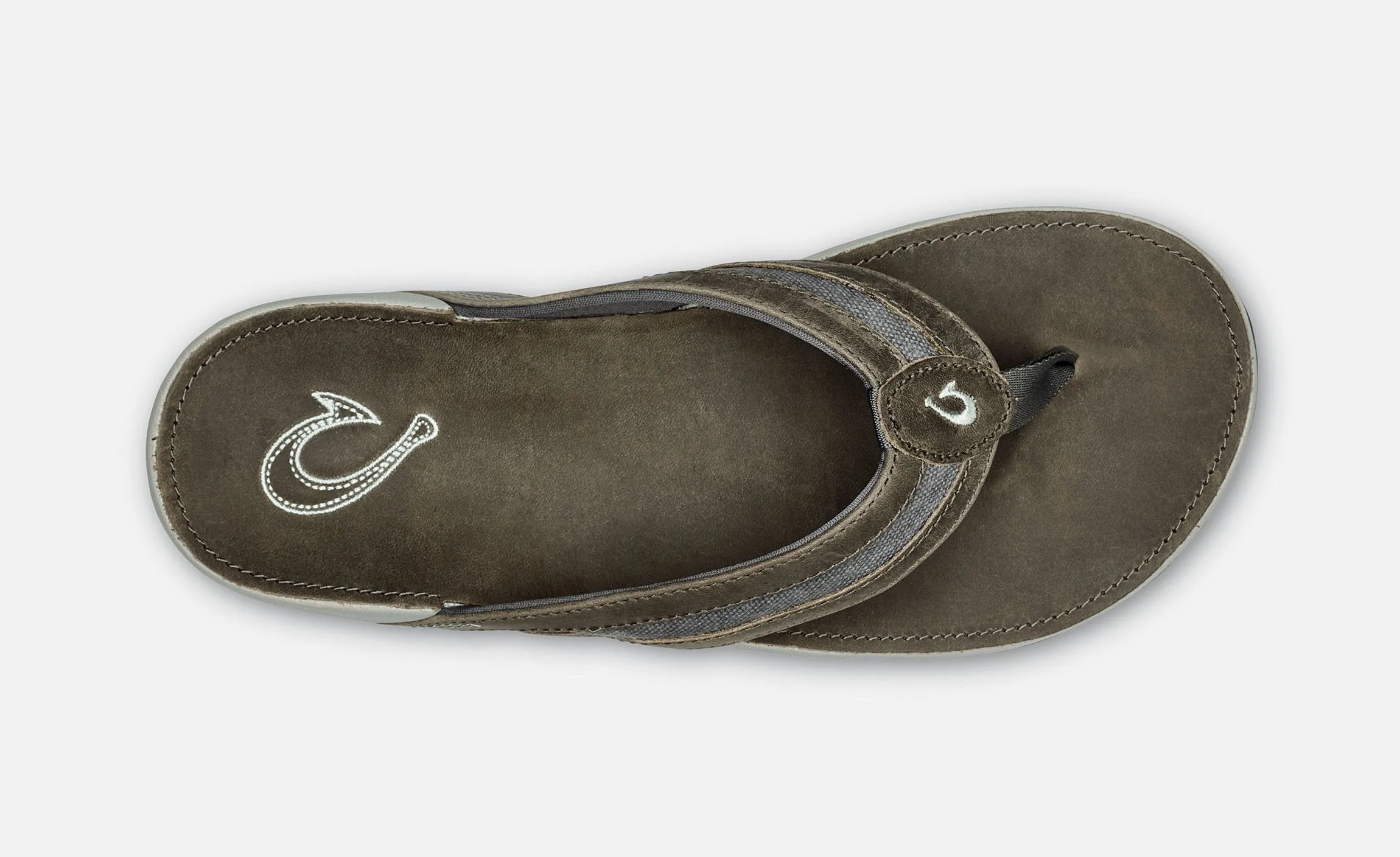 Olukai Ikoi Sandal-Charcoal/Charcoal