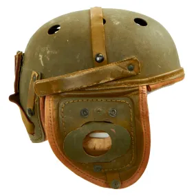 Original U.S. WWII M38 Tanker Helmet by Rawlings - Size 7 3/8