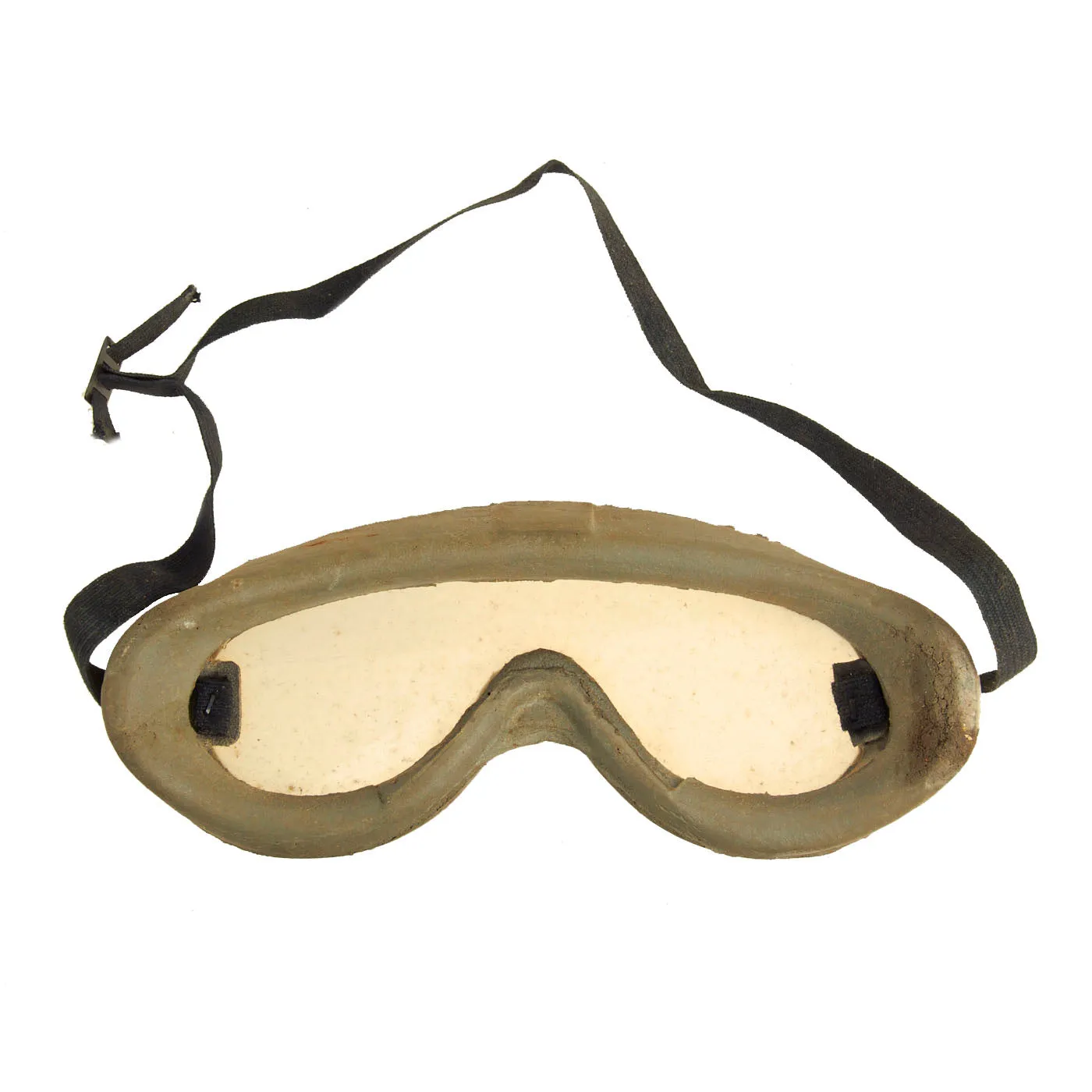 Original U.S. WWII M38 Tanker Helmet by Sears with Earphones and Polaroid Model 1016 Goggles Box Set