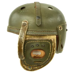 Original U.S. WWII M38 Tanker Helmet - Size 7 1/4