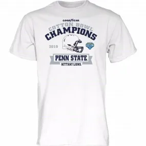 Penn State Nittany Lions 2019 CFP Goodyear Cotton Bowl Champions White T-Shirt