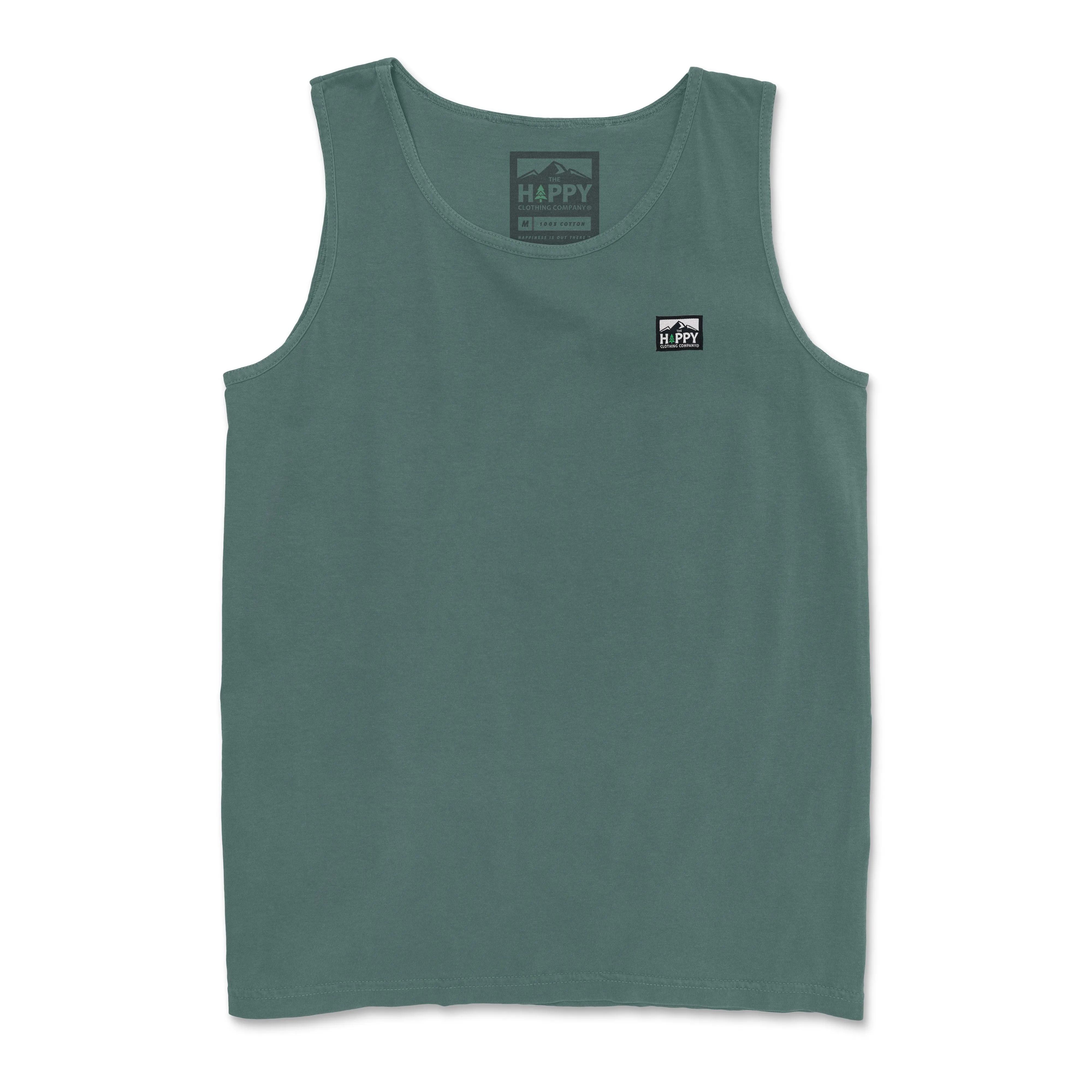 Pigment-Dyed Logo Label Tank