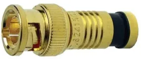 Platinum Tools 18025 BNC RG6 Compression, Gold Plated, 25-Pack