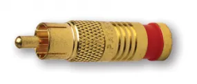 Platinum Tools 18055 Compression Connector, Gold Plate, 25-Pack