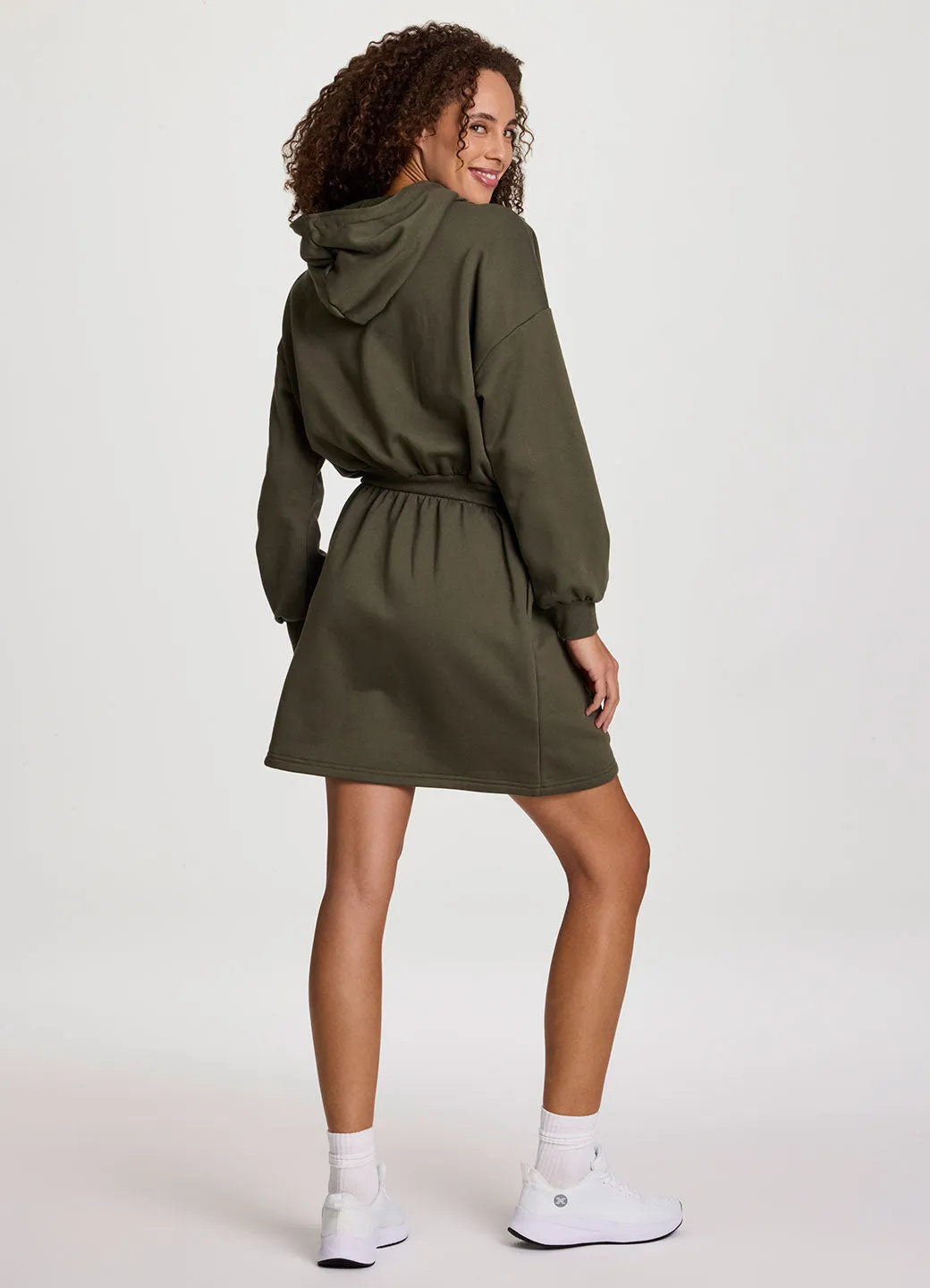 Plus Everyday Fleece Hoodie Dress