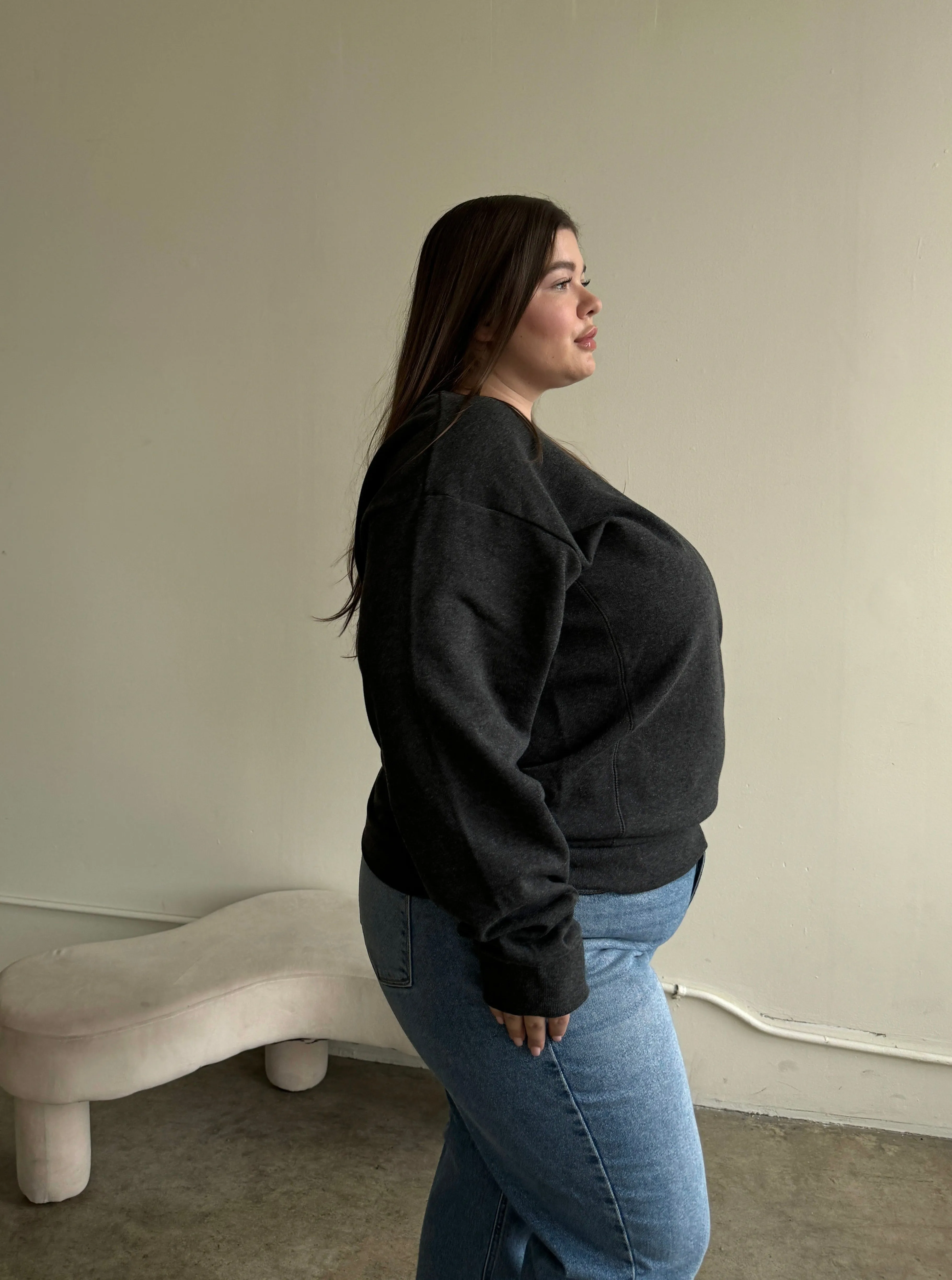 Plus Size Basic Everyday Sweatshirt