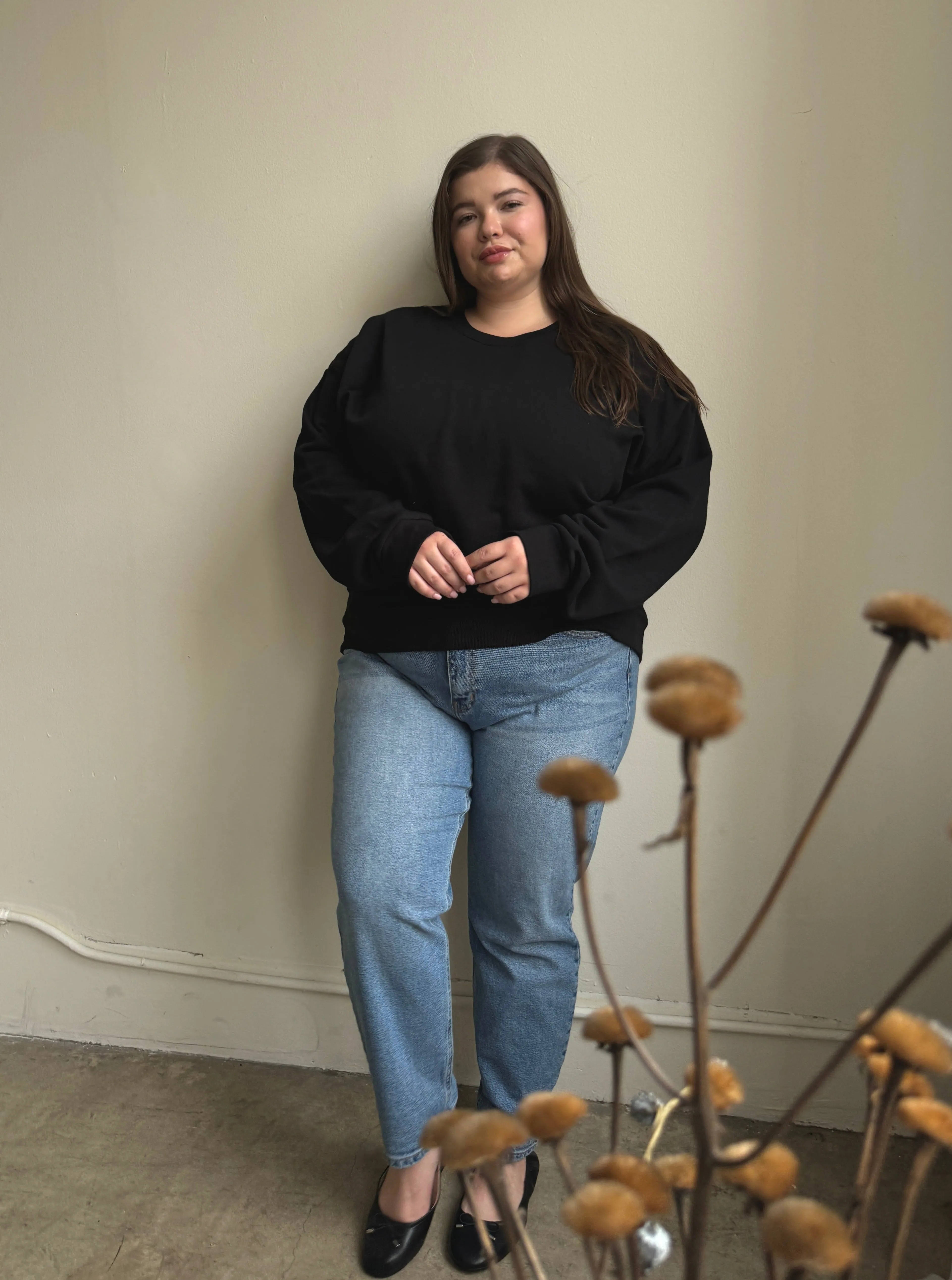 Plus Size Basic Everyday Sweatshirt