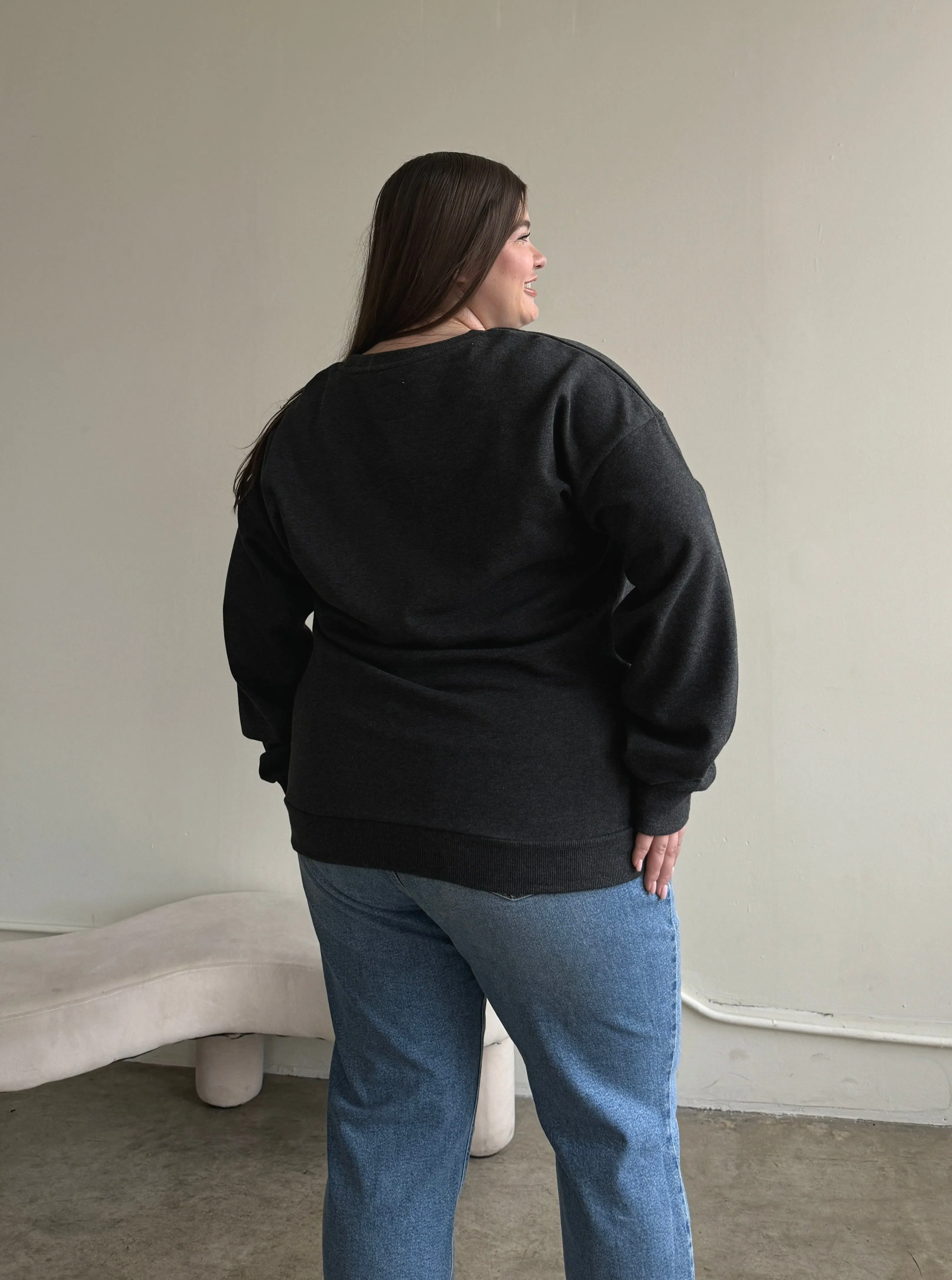 Plus Size Basic Everyday Sweatshirt