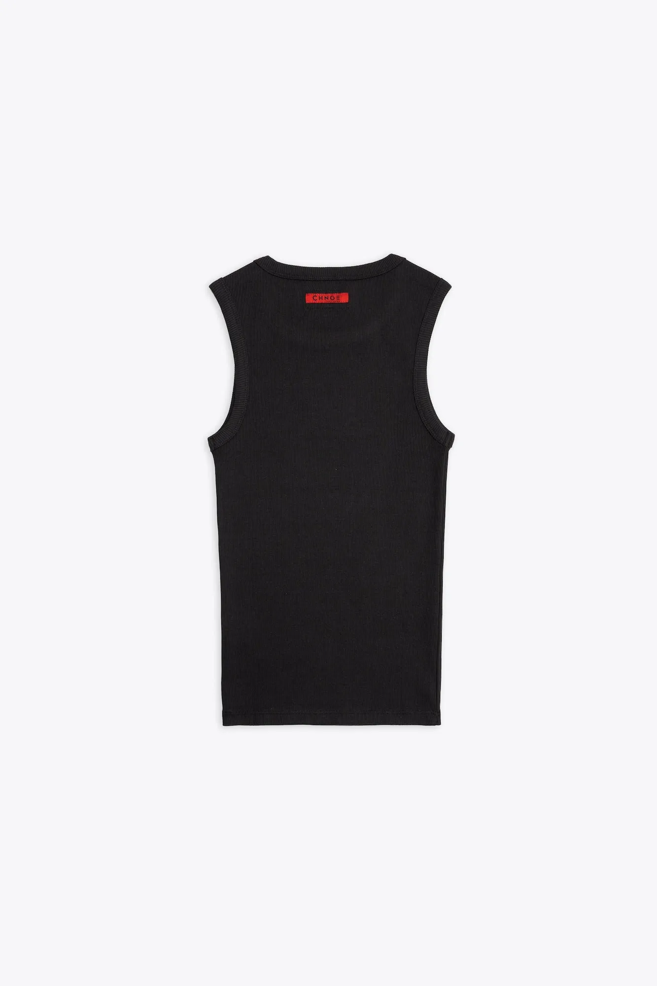 Political Playground Ribbed Racer Tank (Black)