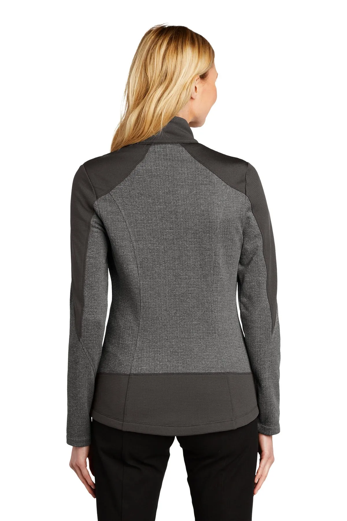 Port Authority Ladies Grid Fleece Jacket. L239