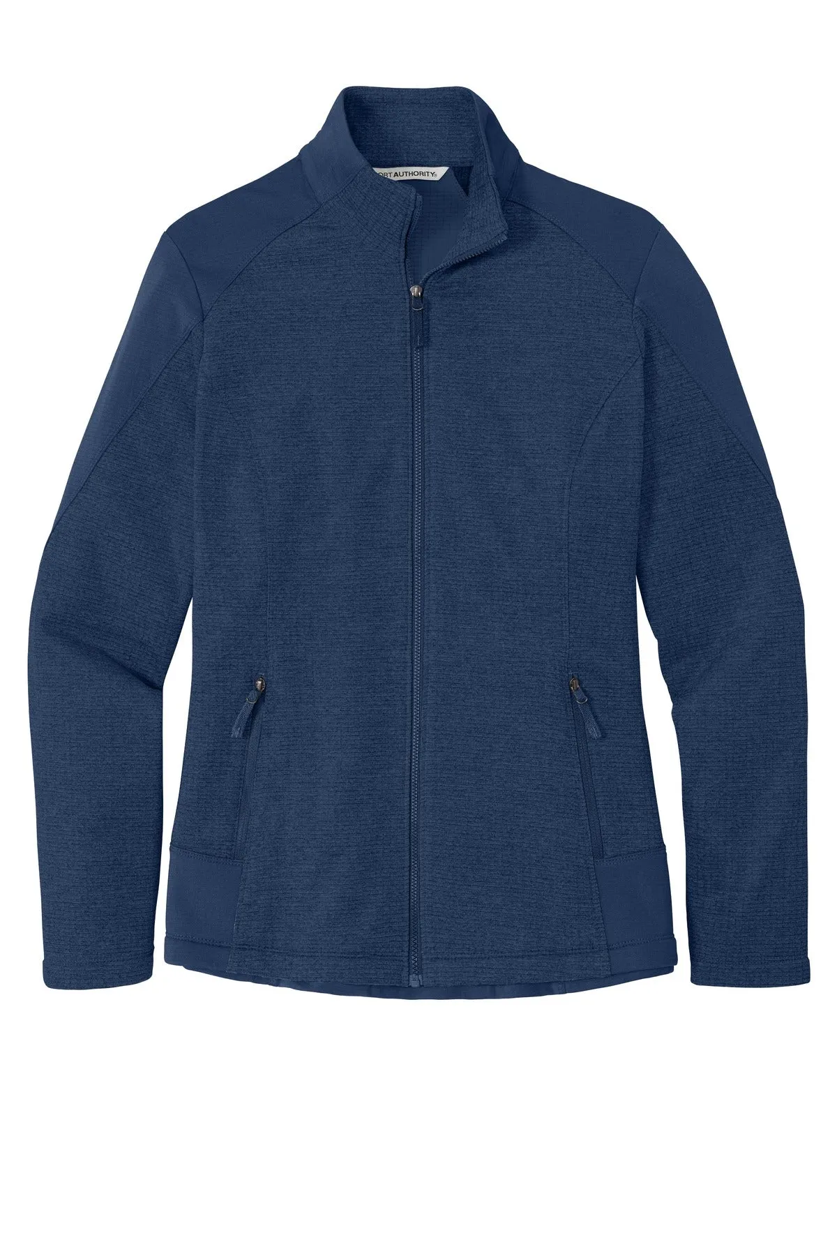 Port Authority Ladies Grid Fleece Jacket. L239