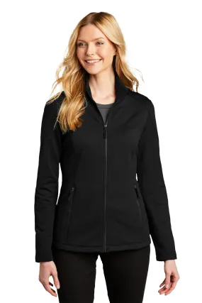 Port Authority Ladies Grid Fleece Jacket. L239