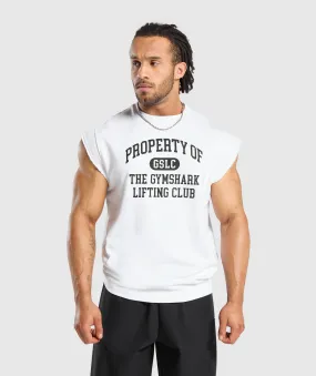 Property Of Cut Off Tank - White