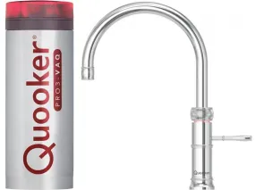 Quooker Classic Fusion Round PRO3 Chrome 3 in 1 Boiling Water Tap with 3 Liters Tank