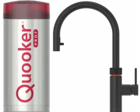 Quooker Flex PRO7 Black 3 in 1 Boiling Water Tap with 7 Liters Tank