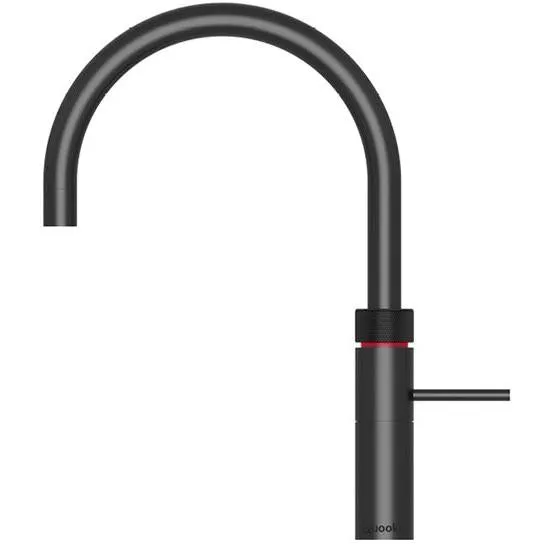 Quooker Fusion Round PRO3 Black 3 in 1 Boiling Water Tap with 3 Liters Tank